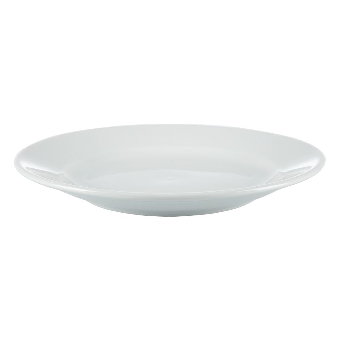 Assiettes À Bord Large Blanches Olympia 165mm (lot de 12) — CB478