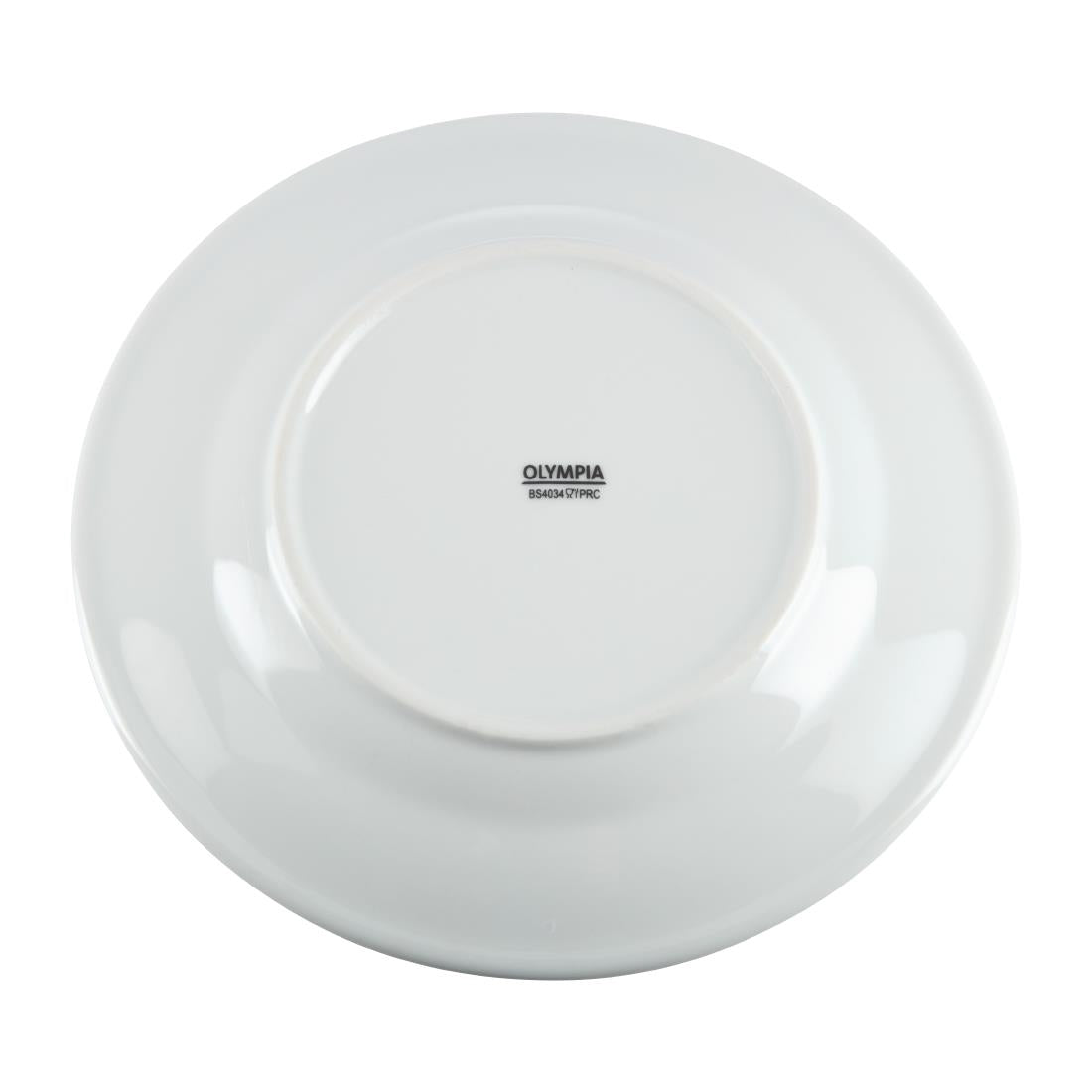 Assiettes À Bord Large Blanches Olympia 202mm (lot de 12) — CB479