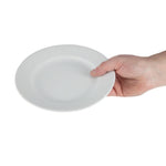 Assiettes À Bord Large Blanches Olympia 202mm (lot de 12) — CB479