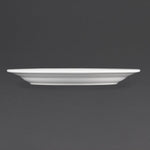 Assiettes à bord large Olympia Whiteware 230mm (lot de 12) — CB480