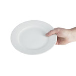 Assiettes à bord large Olympia Whiteware 230mm (lot de 12) — CB480