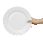 Assiettes À Bord Large Blanches Olympia 250mm (lot de 12) — CB481