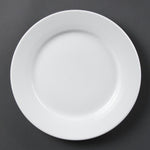 Assiettes À Bord Large Blanches Olympia 250mm (lot de 12) — CB481