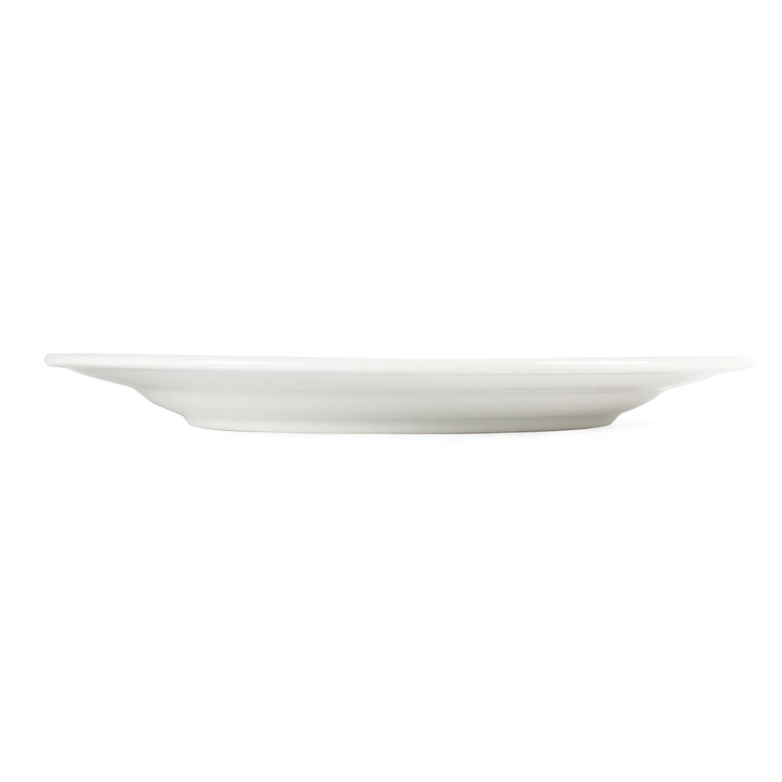 Assiettes À Bord Large Blanches Olympia 310mm (lot de 6) — CB483