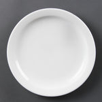 Assiettes à bord étroit Olympia Whiteware 202mm (lot de 12) — CB488