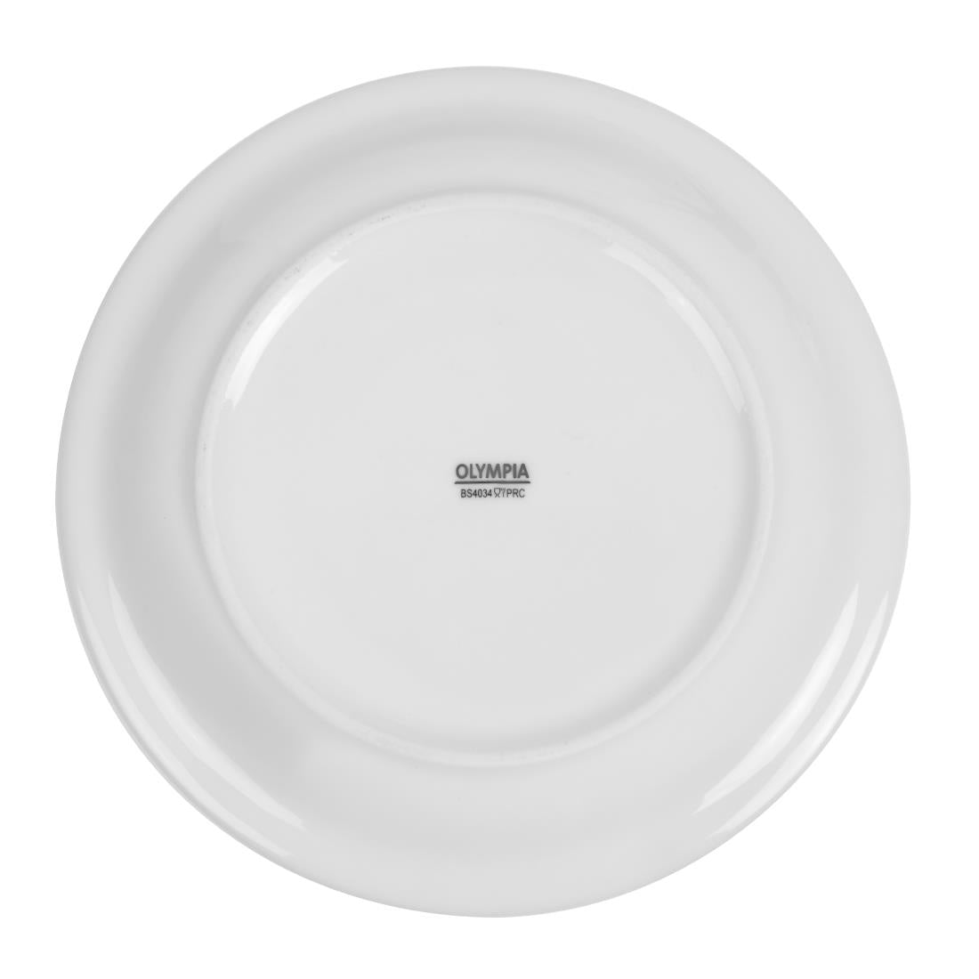 Assiettes à bord étroit Olympia Whiteware 202mm (lot de 12) — CB488
