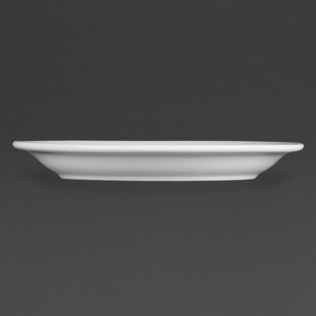 Assiettes à bord étroit Olympia Whiteware 202mm (lot de 12) — CB488