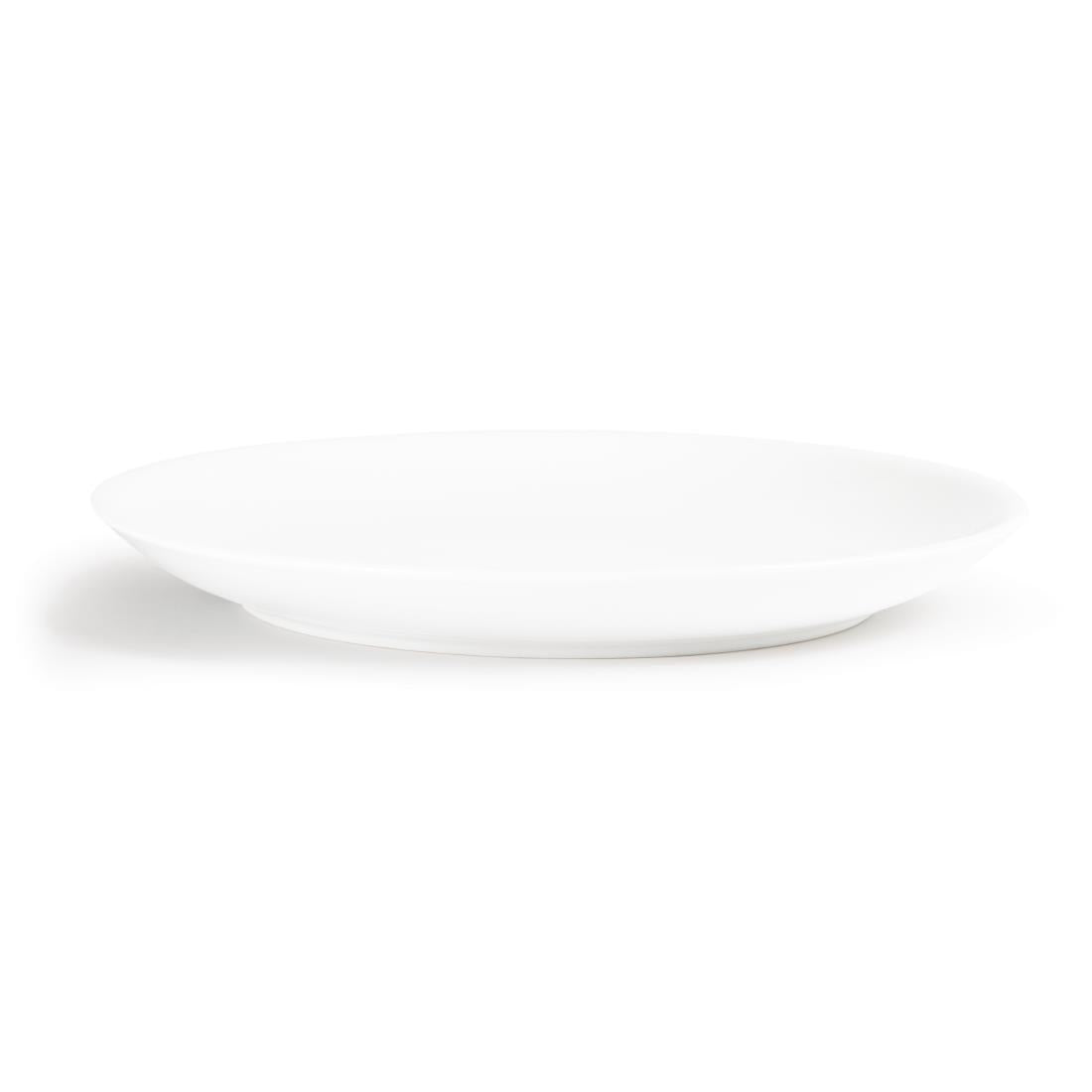 Assiettes plates rondes Olympia Whiteware 280mm (lot de 6) — CB492