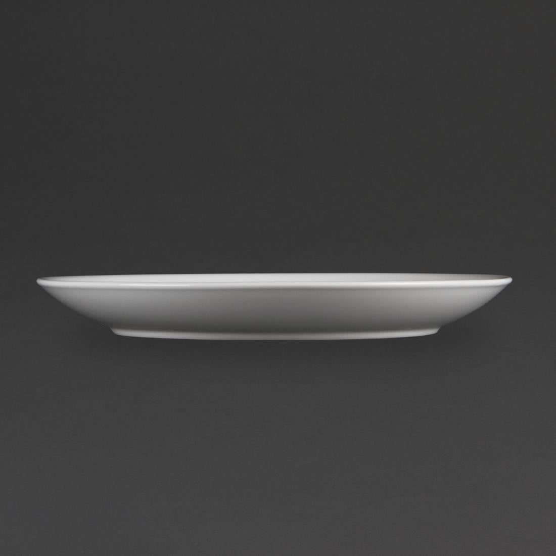 Assiettes plates rondes Olympia Whiteware 280mm (lot de 6) — CB492