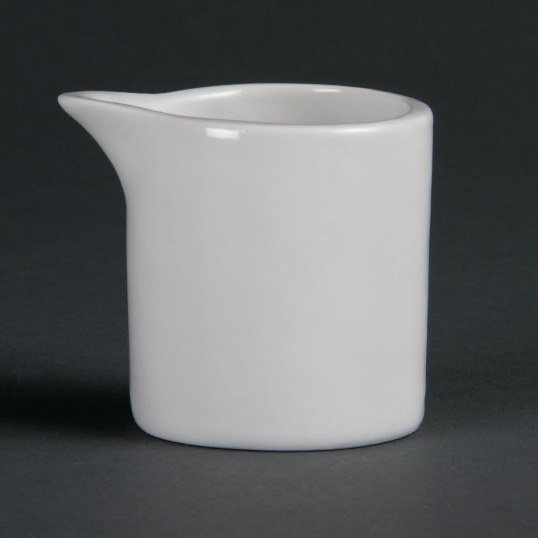 Pots à lait et crème Olympia Whiteware 57ml (lot de 6) — CB704