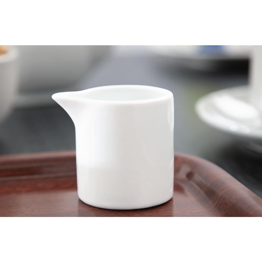 Pots à lait et crème Olympia Whiteware 57ml (lot de 6) — CB704