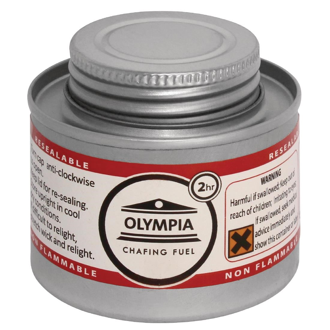 OFFRE SPÉCIALE Set de 2 chafing dishs Milan GN 1/1 avec 72 capsules de combustible liquide Olympia — S506