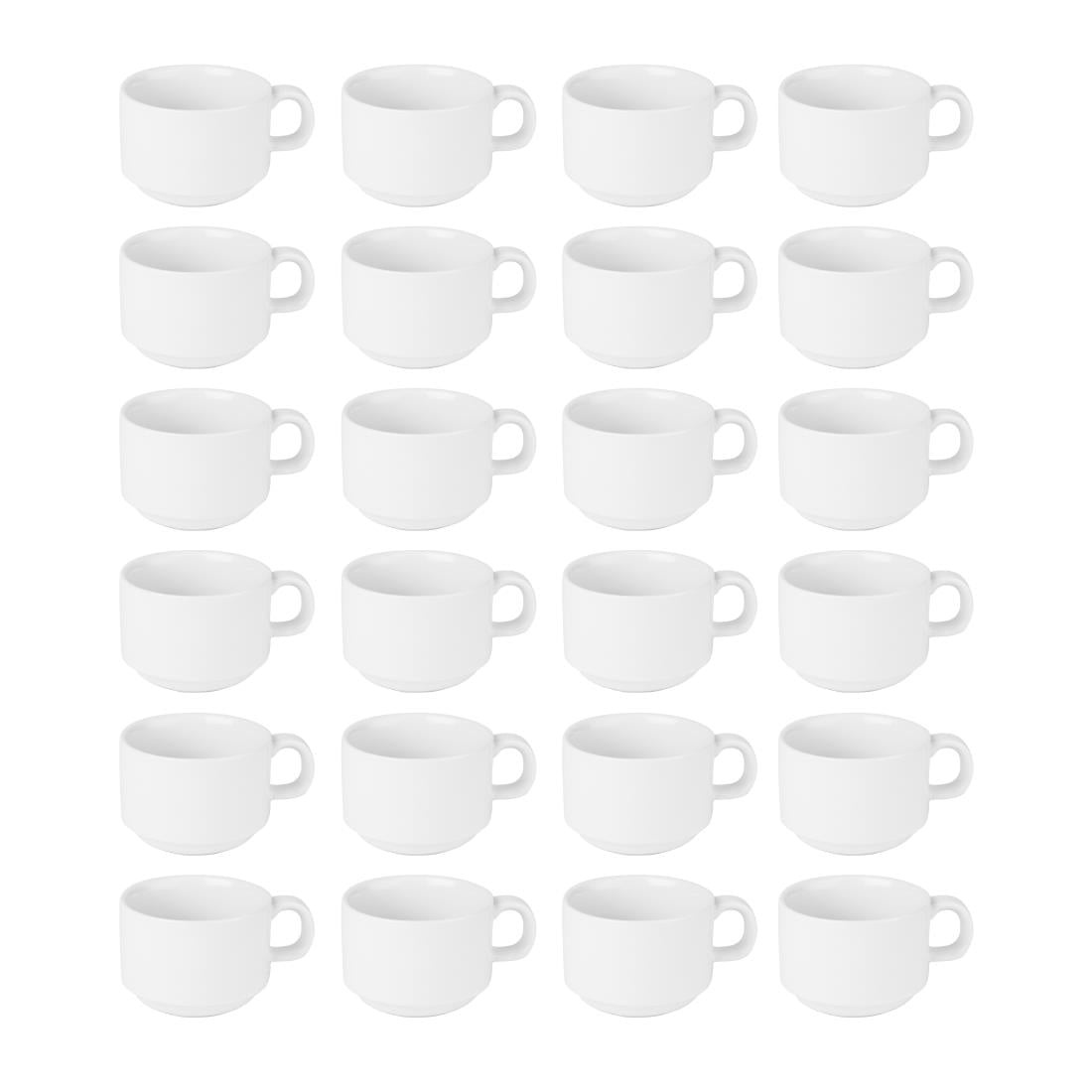 Tasses empilables Olympia Athena 200ml (lot de 24) — CC200