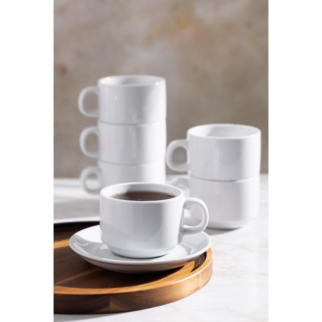 Tasses empilables Olympia Athena 200ml (lot de 24) — CC200