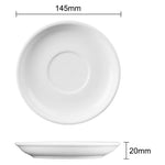 Soucoupes Olympia Athena 145mm (lot de 24) — CC202