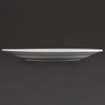 Assiettes blanches à bord large Olympia Athena 254mm (lot de 12) — CC209