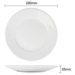 Assiettes à bord large Olympia Athena 280mm (lot de 6) — CC210