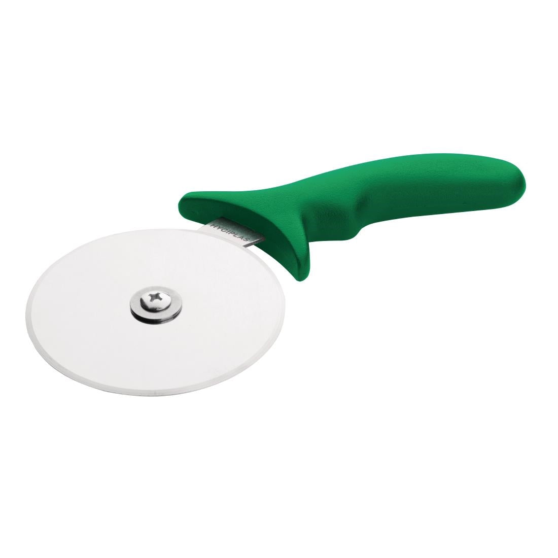 Roulette à pizza Hygiplas 102mm verte — CC408