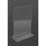 Porte-menu vertical en acrylique Olympia A5 — CC446