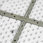 Table ronde pliable au centre Bolero blanche 1530mm — CC506