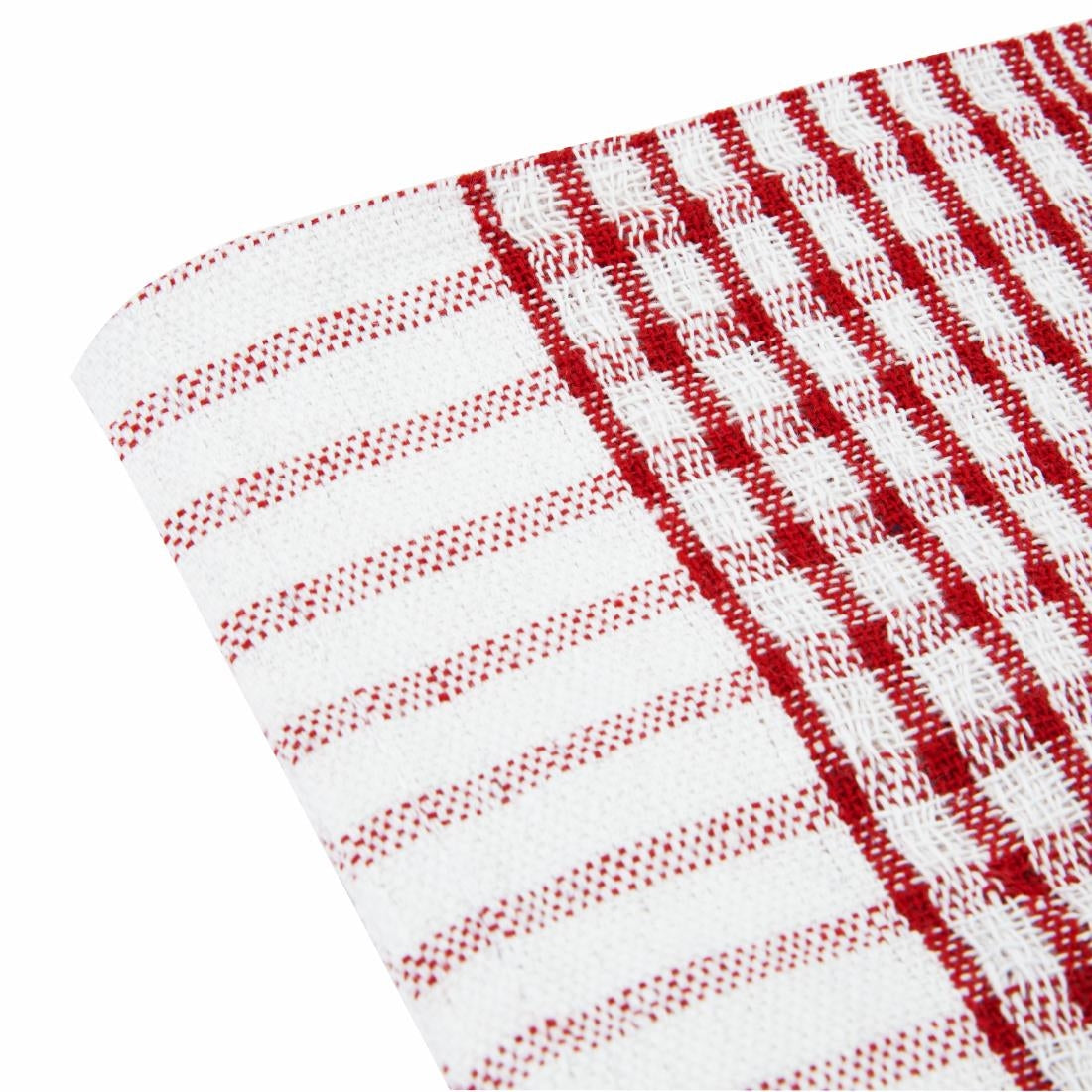 Torchons Vogue Wonderdry rouges (lot de 10) — CC595