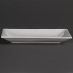Plat rectangulaire de service 200 x 130mm Olympia (lot de 6) — CC893