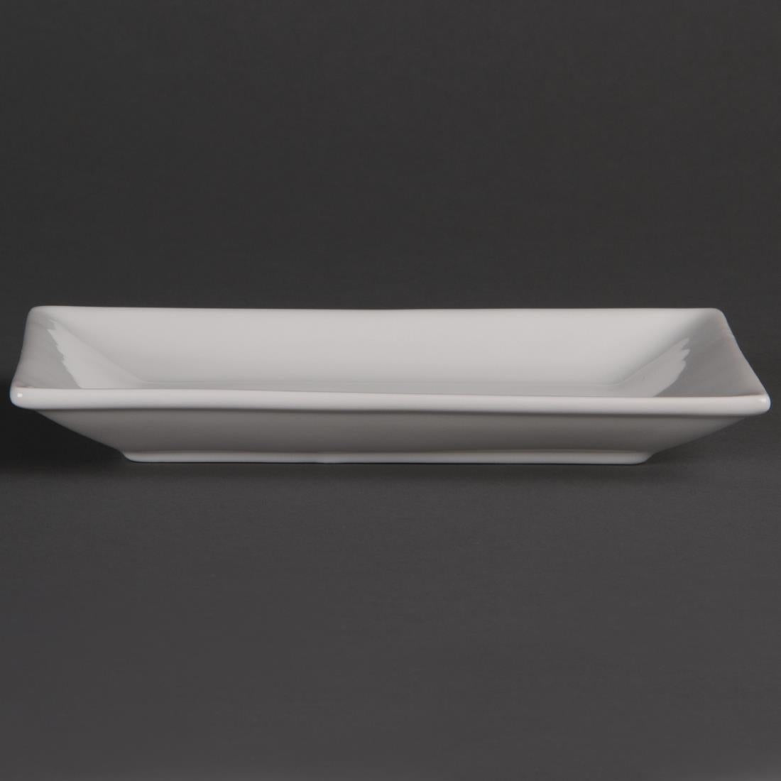 Plat rectangulaire de service 200 x 130mm Olympia (lot de 6) — CC893