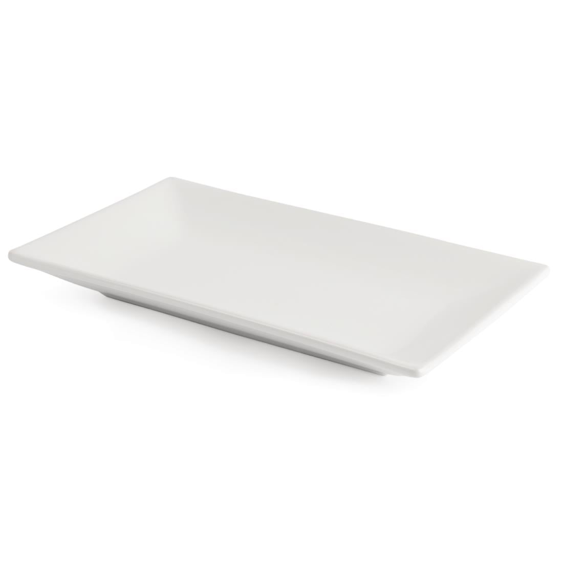 Plat rectangulaire de service 250 x 150mm Olympia (lot de 4) — CC894