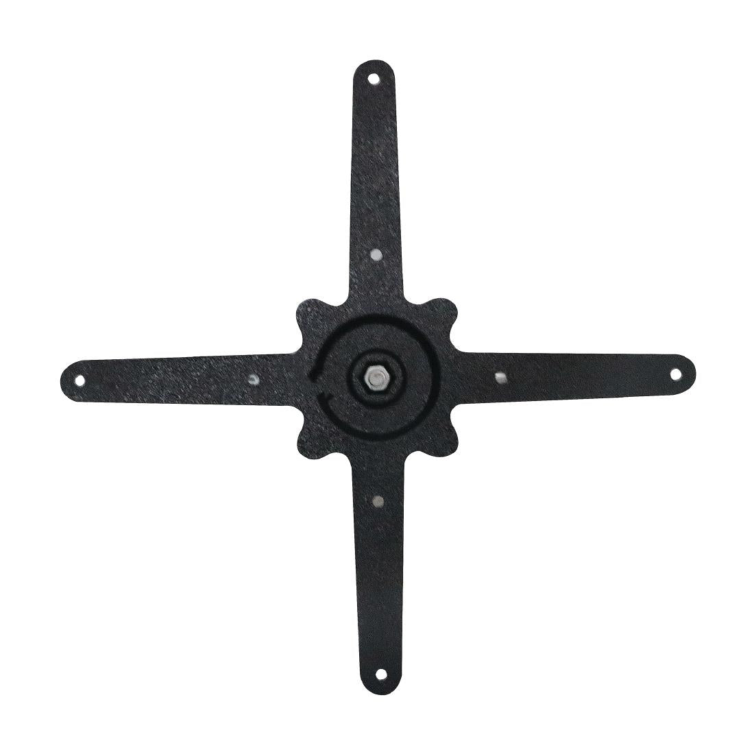 Pied de table rond chromé Bolero — CD214