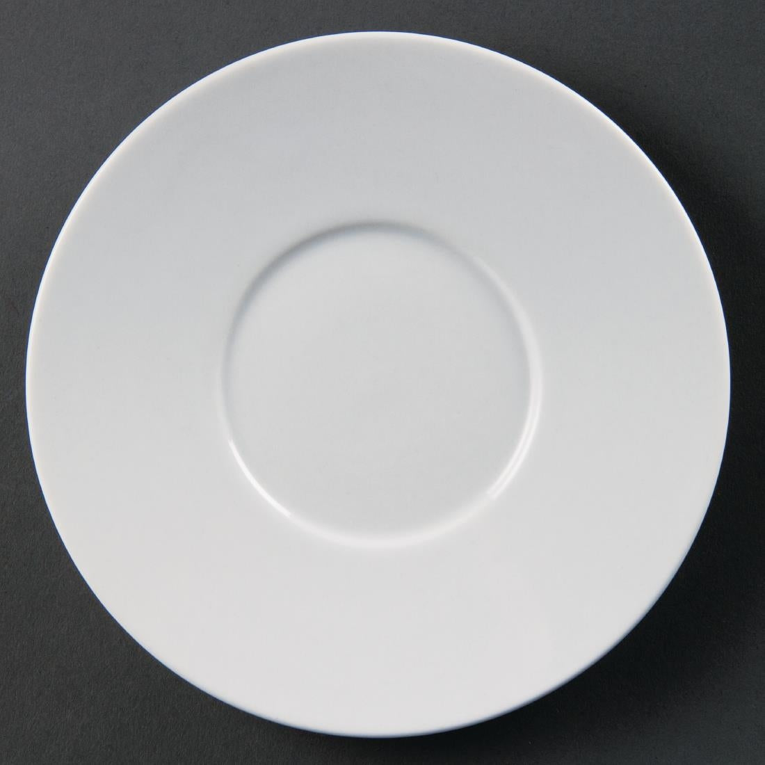 Soucoupes Élégantes Olympia Whiteware 148mm (lot de 12) — CD737