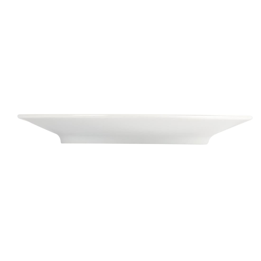 Soucoupes Élégantes Olympia Whiteware 148mm (lot de 12) — CD737