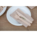 Couteaux en bois biodégradables lot de 100 — CD902