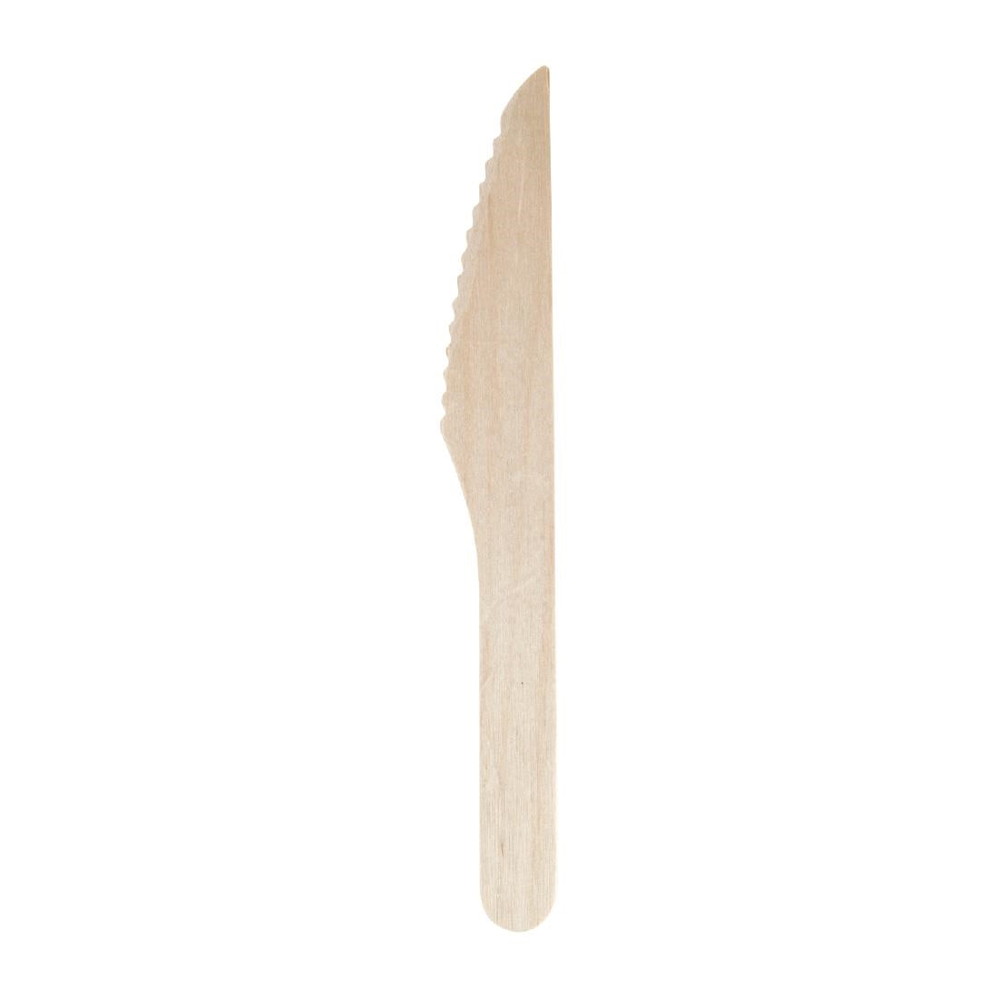 Couteaux en bois biodégradables lot de 100 — CD902