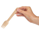 Fourchettes en bois biodégradables Fiesta Compostable (lot de 100) — CD903