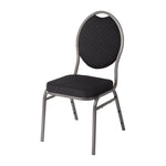 Chaises de banquet dossier ovale Bolero (lot de 4) — CE142