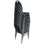 Chaises de banquet dossier ovale Bolero (lot de 4) — CE142