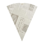 Cornets à frites recyclables et biodégradables papier imprimé Colpac (lot de 1000) — CE230