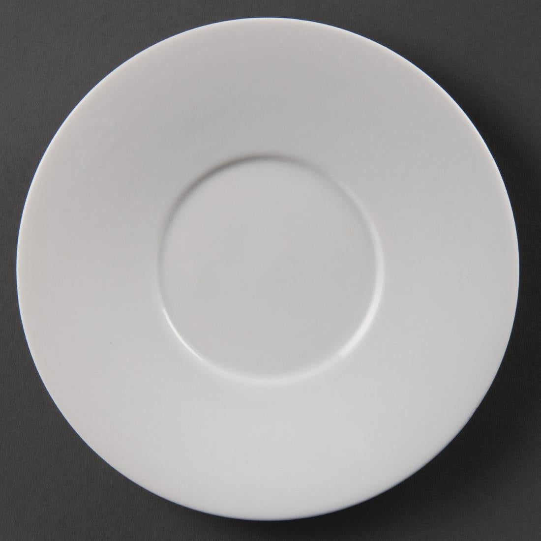 Soucoupes Olympia Whiteware 150mm (lot de 12) — CE537