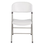 Chaises pliantes Bolero blanches (lot de 2) — CE692