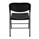 Chaises pliantes Bolero noires et grises (lot de 2) — CE693
