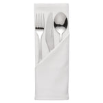 Serviettes blanches en polyester Mitre Essentials Occasions (lot de 10) — HB560
