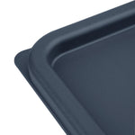 Couvercle carré bleu petit Hygiplas — CF043