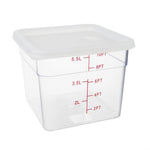 Couvercle carré blanc moyen Hygiplas — CF050