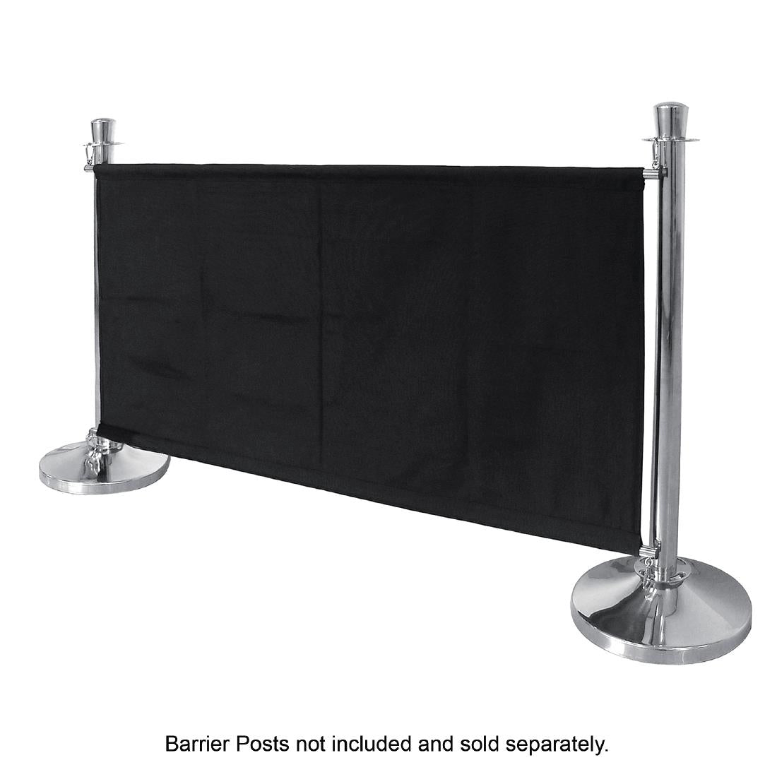 Barrière en toile Bolero noire — CF137