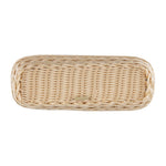Panier rectangulaire à couverts en rotin polypropylène APS — CF301