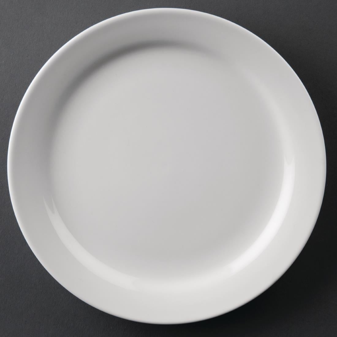 Assiettes à bord étroit Olympia Athena 165mm (lot de 12) — CF360
