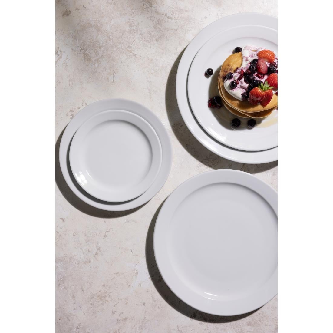Assiettes à bord étroit Olympia Athena 284mm (lot de 6) — CF365
