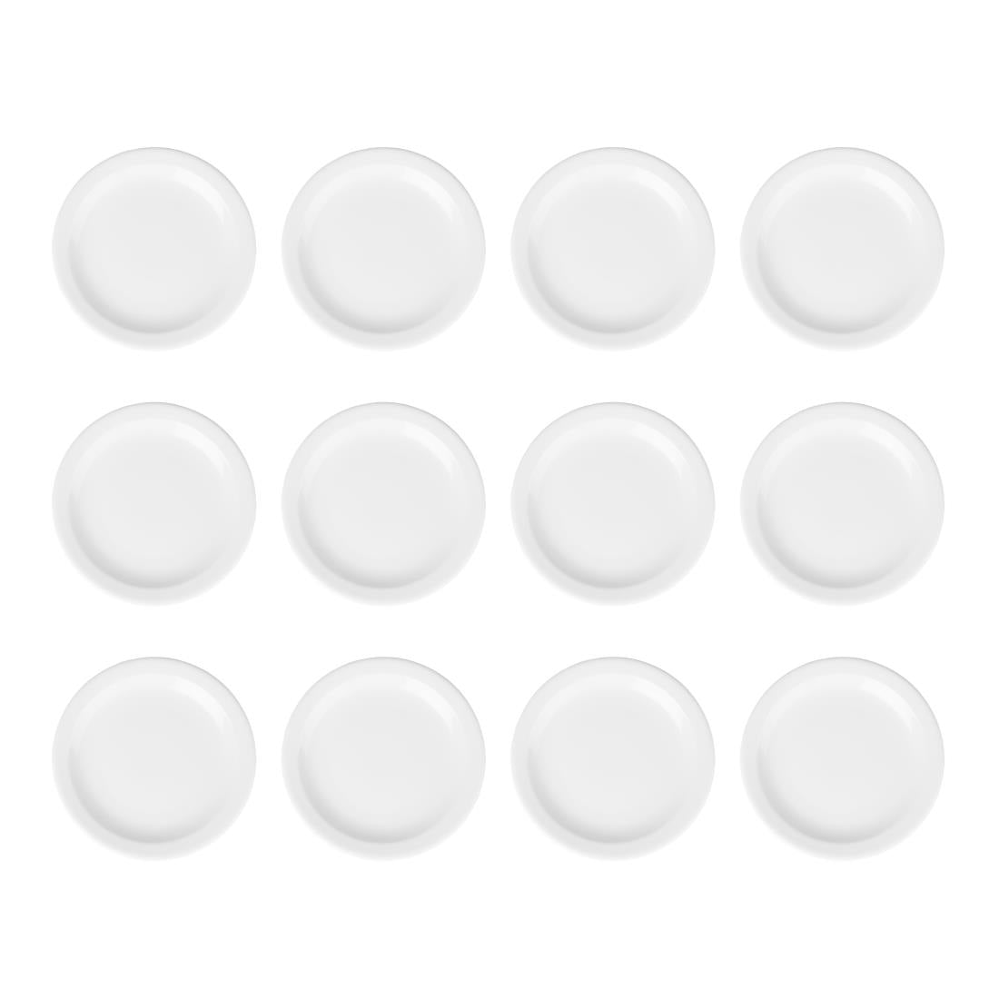 Assiettes à bord étroit Olympia Athena 205mm (lot de 12) — CF362