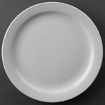 Assiettes à bord étroit Olympia Athena 226mm (lot de 12) — CF363
