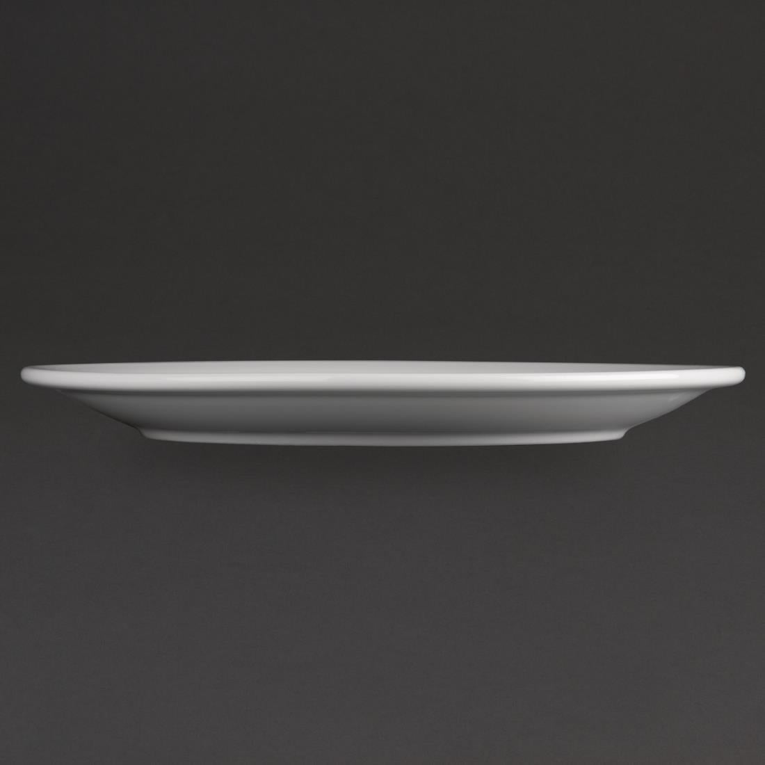 Assiettes à bord étroit Olympia Athena 226mm (lot de 12) — CF363